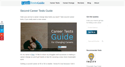 Desktop Screenshot of career-tests-guide.com